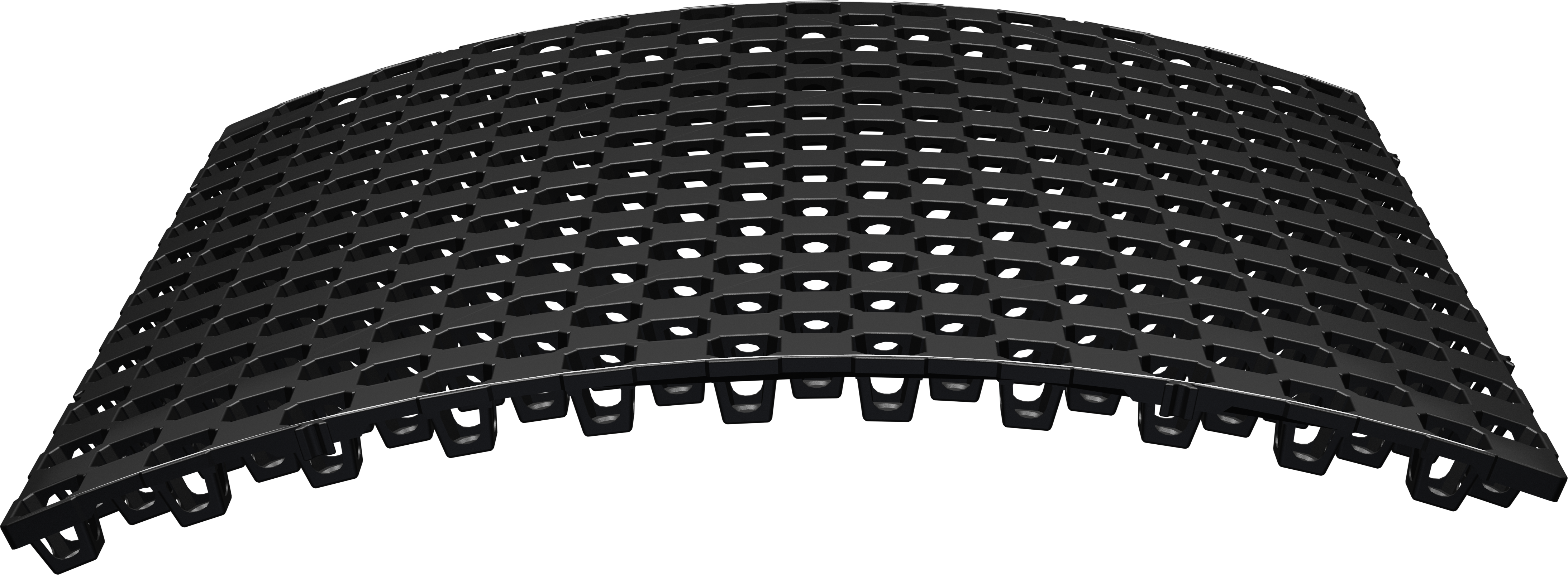 curved drainage cell